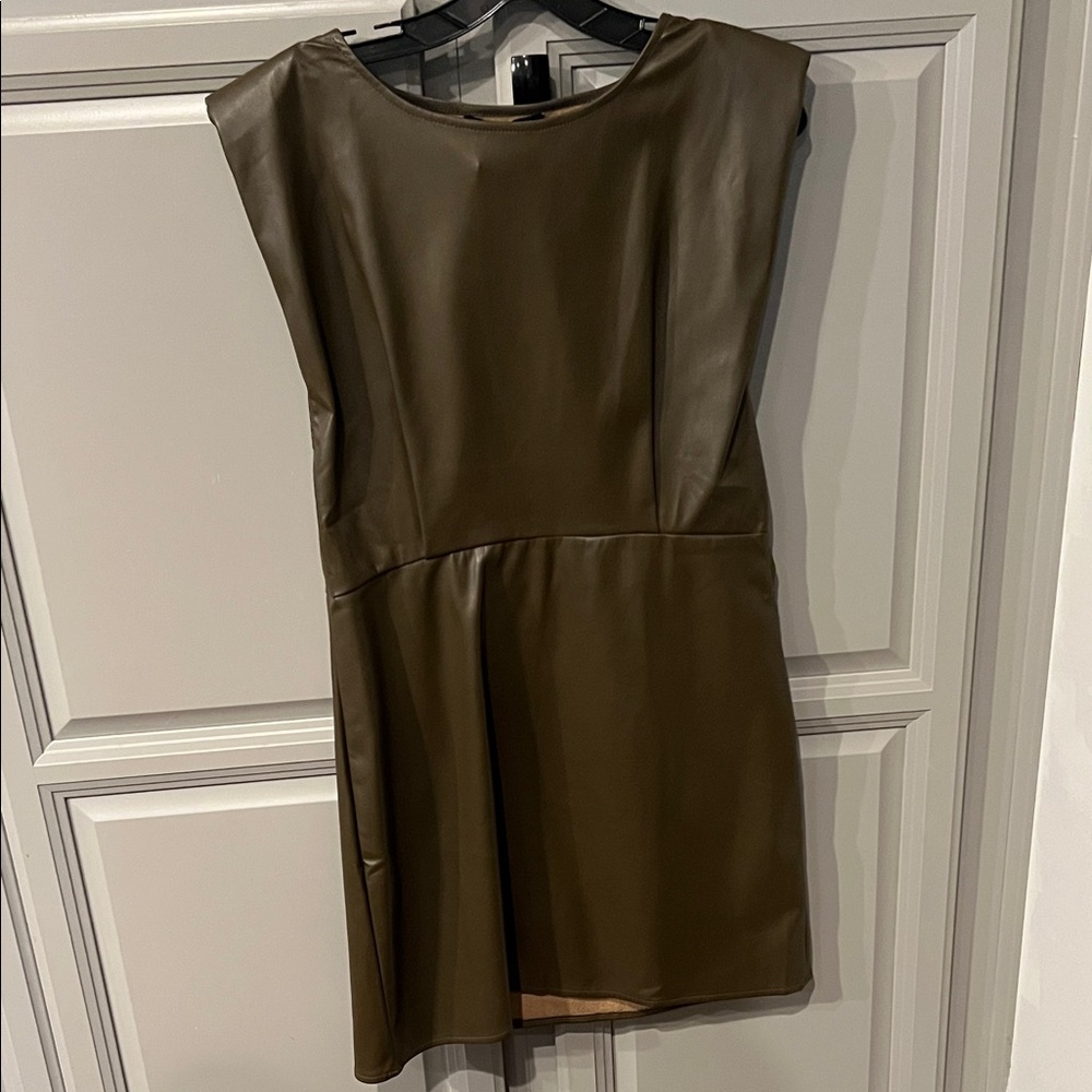 En Saison Olive Mini Dress